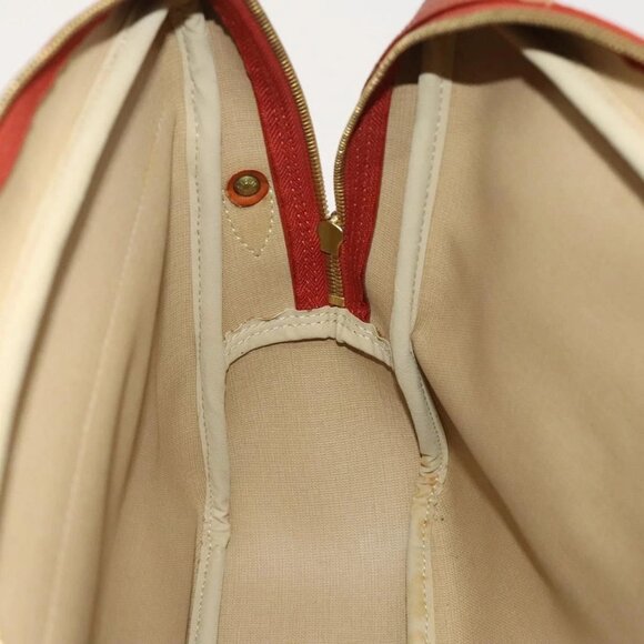 LOUIS VUITTON LOUIS VUITTON Cup Calvi Bag Red Aboganie M80028 LV Auth 125072 - Picture 12 of 16